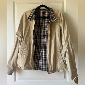 Tommy Hilfiger Men's Tan/Plaid Reversible Jacket
